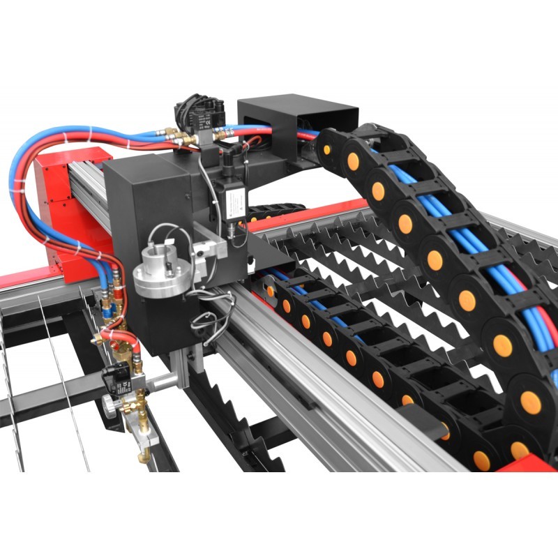 Wypalarka plazmowo-gazowa PW-1530 AST 1500x3000 + kompresor Luft 1000 + źródło SPARTUS ProCUT 125CNC