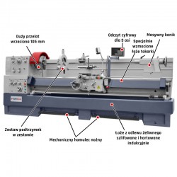 CORMAK 660x4000 universal lathe - 