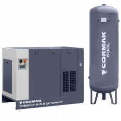 THEOR H1515.8 KOMPAKTER Schraubenkompressor + Trockner N20S + 20 BAR 500 L Drucktank - 