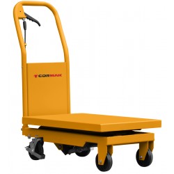 TA15B scissor platform trolley (capacity 150 kg, lifting 745 mm) - 
