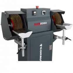 Professional double-disc brush grinder BMS2080 with a base - 