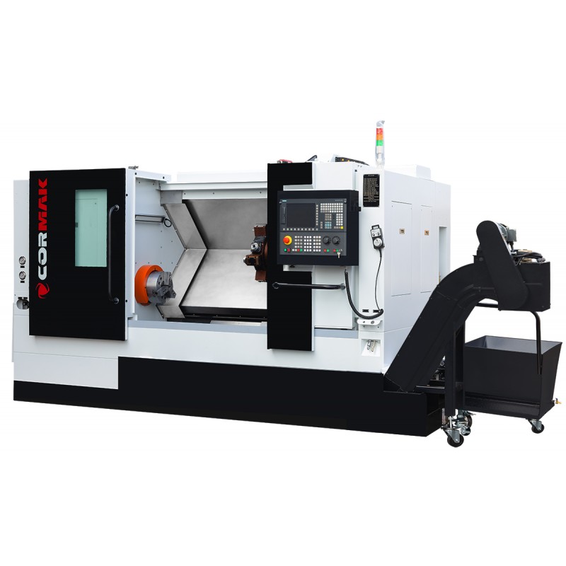 Tornio CNC CORMAK CK7160 LT 12x1000 con utensili motorizzati SIEMENS SINUMERIK - 