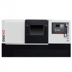 Tornio CNC CORMAK 350x1000 mandrino idraulico 12 utensili SIEMENS SINUMERIK 808D - 