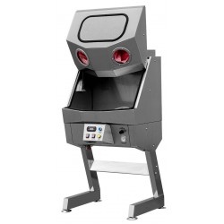 Lavapezzi a pressione riscaldato a cabina in acciaio CORMAK INOX MP180 - 
