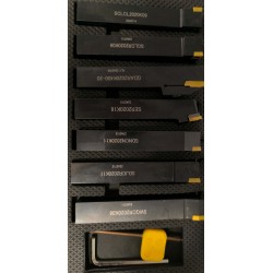 Drehmeißel-Satz CORMAK 20x20mm 7-tlg. + Wendeschneidplatten - 