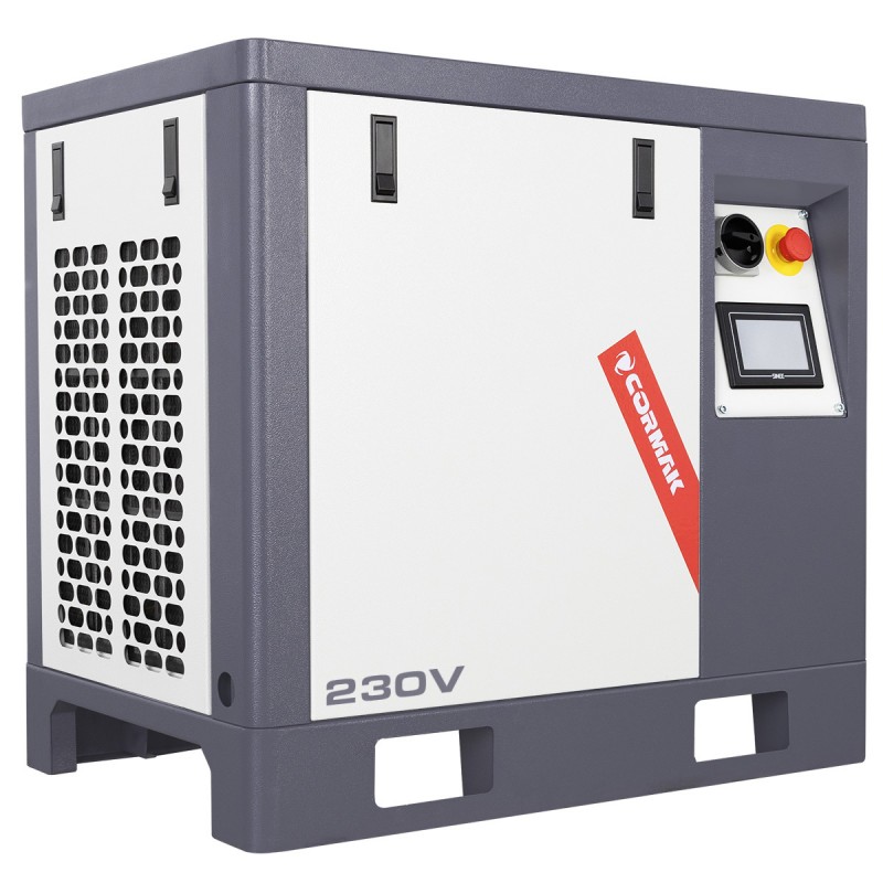 Screw Air Compressor CORMAK LUFT400 INVERTER 3.0kW 380L/min 10bar 230V - 