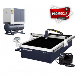 CNC Plasma Cutting Machine PW-1530 WTK + Luft 1000 Compressor + SPARTUS® ProCUT 125CNC Power Source - 