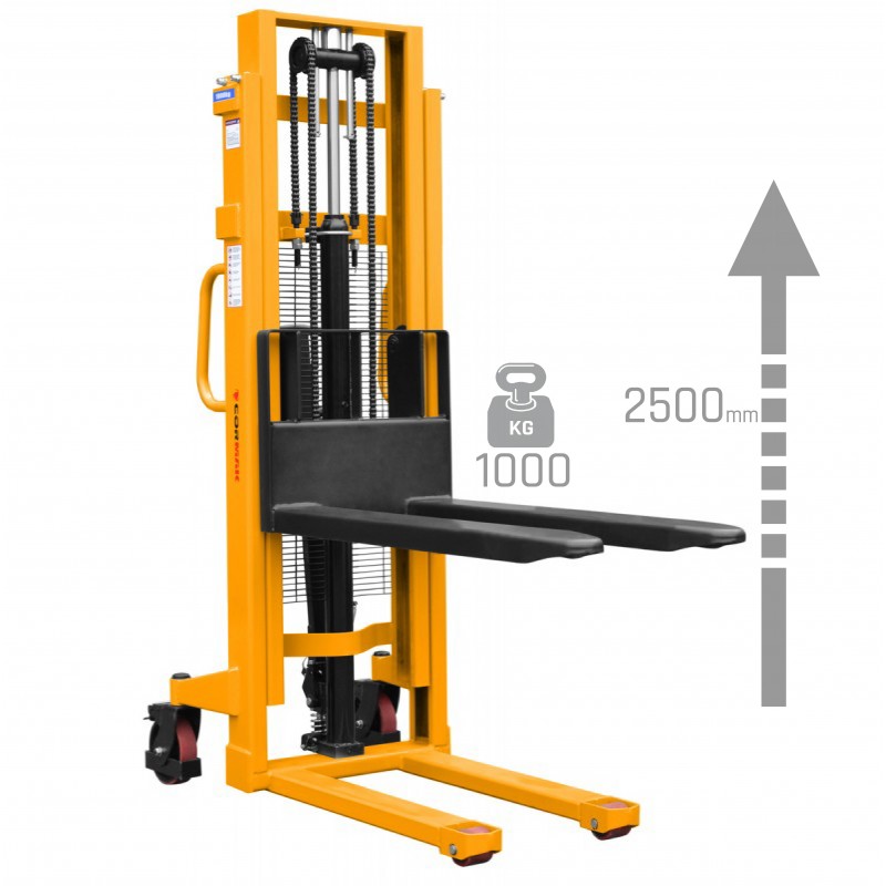 Gerbeur manuel levée 2500 mm WRHS 1025 1000 kg - Gerbeur manuel levée 2500 mm WRHS 1025 1000 kg -