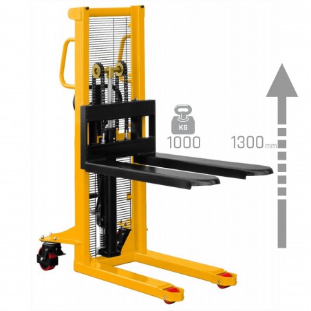 Transpallet manuale a montante CORMAK WRHS1013 (portata 1000kg, sollevamento 1300mm)