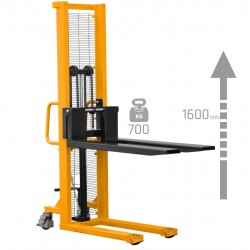 Masztowy wózek paletowy P716 (udźwig 700 kg, podnoszenie 1600 mm) - Masztowy wózek paletowy P716 (udźwig 700 kg, unoszenie 1600 mm)