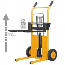 WLTB Mobiler Transportgabelstapler Palettenstapler 200 kg 900mm - 