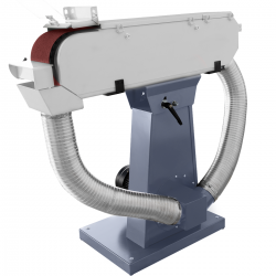 Levigatrice a nastro per metallo CORMAK BS150-200 con aspirazione - 