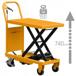 Wózek nożycowy platformowy TA15 (udźwig 150 kg, podnoszenie 740 mm) - Wózek nożycowy platformowy TA15 (udźwig 150 kg, unoszenie 600 mm)