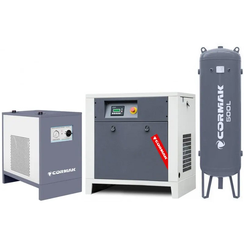 Set LUFT 700 compressor + IZBERG N10S dehumidifier + 500 L vertical cylinder - Set LUFT 700 compressor + IZBERG N10S dehumidifier + 500 L vertical cylinder -