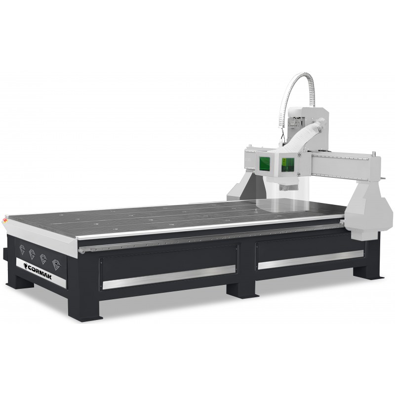 Frezarka CNC CORMAK C1325 PREMIUM (1300x2500) + stół hybrydowy