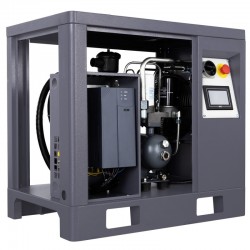 Screw Compressor with Inverter, N10S Dryer and 200L Vertical Tank CORMAK LUFT 400 380L/min 3.0kW 230V - 