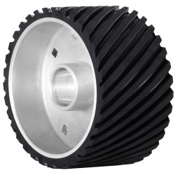 Ruota guidanastro gommata per smerigliatrice a nastro CORMAK SM150 - 