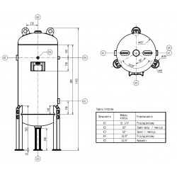Druckbehälter 11 bar 150L - 