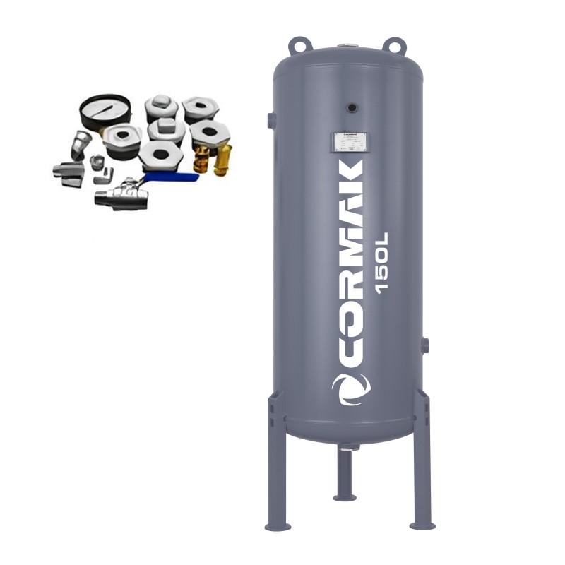 Druckbehälter 11 bar 150L + Zubehör - Druckbehälter 11 bar 150L + Zubehör -