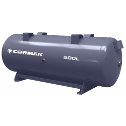 Horizontaler Druckluftbehälter 500L 11bar für Kompressoren - 