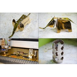 Fiber laser with pipe and profile cutting attachment FIBER LF3015EPR 1000W handle 350mm - 