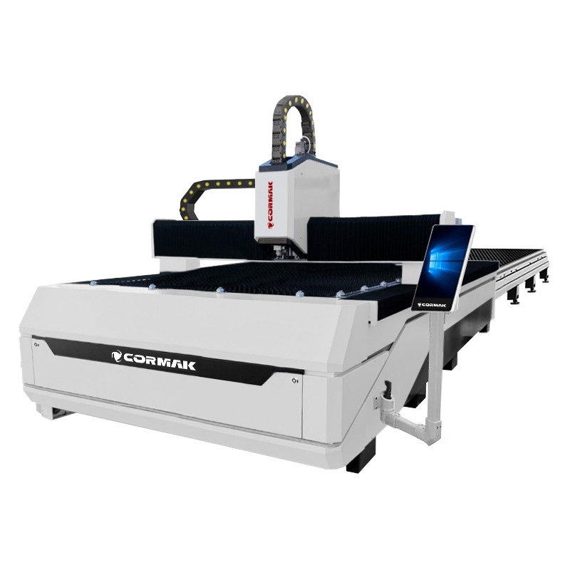 Laser a fibra CORMAK FIBER LF3015EPT 2000W con tavola intercambiabile - 