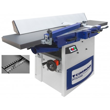 CORMAK PT310S planer-thicknesser with spiral shaft