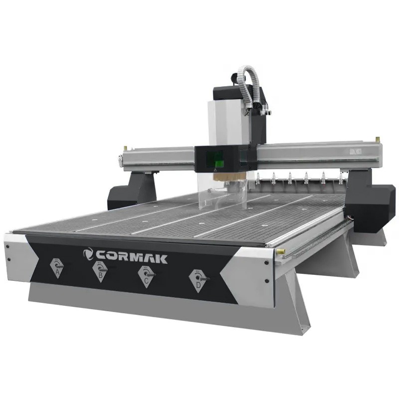 CNC-Fräsmaschine CORMAK C2040 ATC PREMIUM 2100x4100 mit Hybridtisch - 