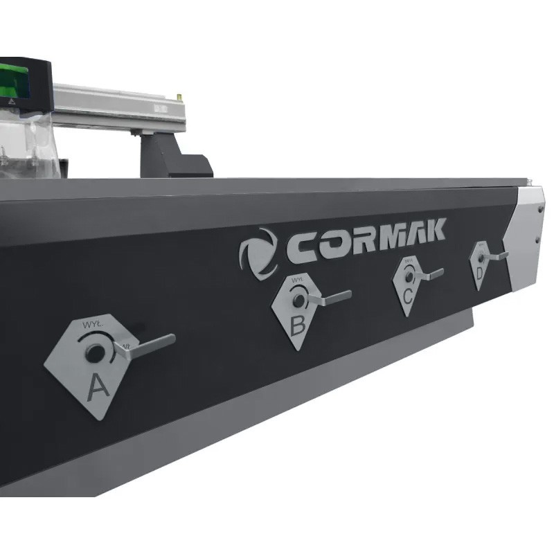 Frezarka CNC C2040 ATC 4 OSIE PREMIUM (2150x4300) + stół hybrydowy | Producent CORMAK
