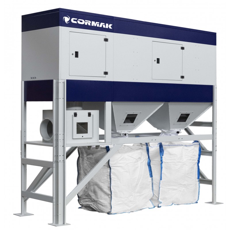 Aspirateur de copeaux et de poussières de bois CORMAK SCV15000 TC BIG-BAG - 