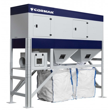 Aspiratore industriale per trucioli e polveri di legno CORMAK DCV15000 TC VIBER