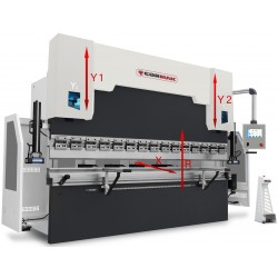 Hydraulische Abkantpresse CORMAK ULTIMATE 130x3200 Cybelec 4+1 Servo-Achse - 