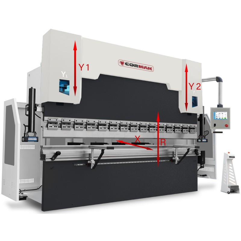 PRASA HYDRAULICZNA KRAWĘDZIOWA ULTIMATE 130x3100 Cybelec 4+1 OŚ SERVO | Producent CORMAK
