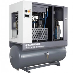 Ensemble THEOR 20 COMPACT INVERTER Compresseur à vis silencieux THEOR 20 + Sécheur frigorifique N20S + Cylindre 500l - 