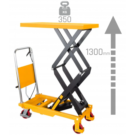 Transpallet a pantografo manuale 1300 mm TA3510 350 kg