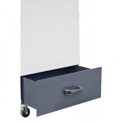 Smerigliatrice professionale a doppia ruota con spazzole CORMAK BMS2080 con basamento e aspiratore trucioli metallo MDC1500 400V - 