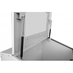 220-Liter-Kabinensandstrahler – KDP220TOP-Öffnung oben + DC23-Absaugung - 