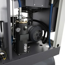 Schraubenkompressor mit Kältetrockner und 500L Druckluftbehälter CORMAK LUFT 1000 COMPACT 950L/min 7.5kW - 