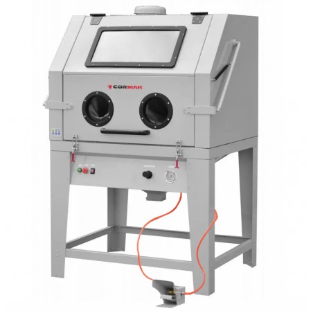 Sandstrahlkabine 1000L CORMAK KDP1000 + Absauganlage DC15