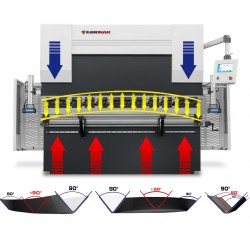 Pressa piegatrice idraulica CORMAK CNC SERVO EURO PB 160x2500 - 