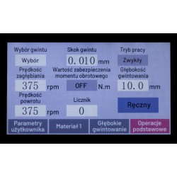 Maschiatrice elettrica CORMAK RGE36PWx1200 + adattatore per chiave a bussola - 