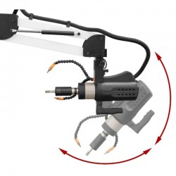 Elektrische Gewindeschneidmaschine CORMAK RGE36PWx1200 + Steckschlüsseladapter - 