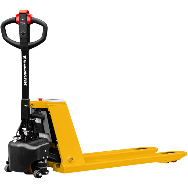 Elektrischer Palettenhubwagen CORMAK Q15-2 1500kg Li-Ion mit 800mm Gabeln (elektrisches Heben und Fahren) - 