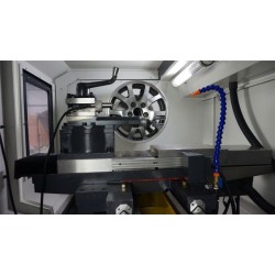 CNC Lathe CORMAK for Alloy Wheel Refurbishment – 32 inch - CNC turning lathe for aluminium wheel bands renovation - 32 inches