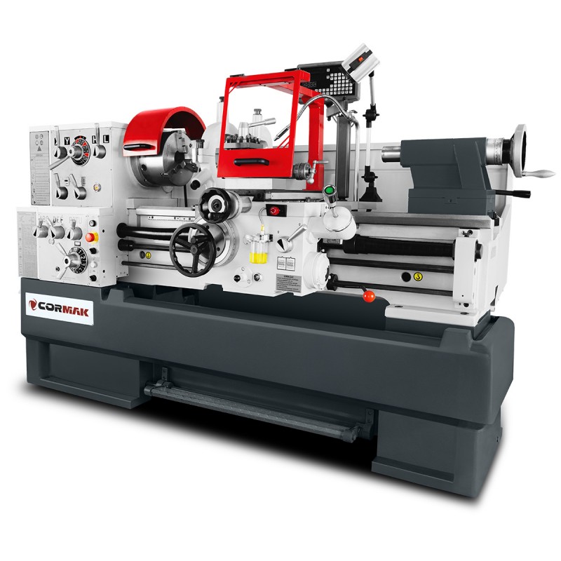 Konventionelle Universaldrehmaschine CORMAK TORNADO 460x1000 + Drehmeißel + mitlaufende Spitze - 