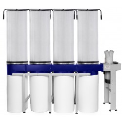 Aspiratore Industriale per Trucioli e Polveri CORMAK FM470 con Filtri Polveri - Odciąg do wiórów CORMAK FM470 filtr pyłowy