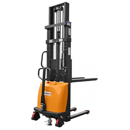 Półelektryczny masztowy wózek paletowy B1040 (udźwig 1000 kg, podnoszenie 4000 mm)