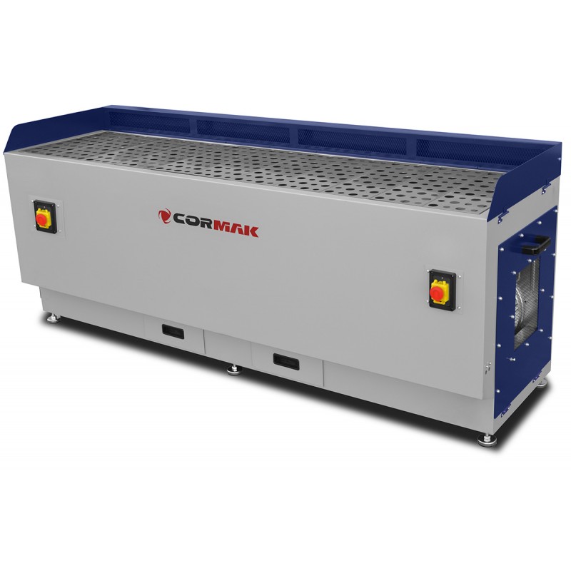 Schleiftisch CORMAK DT2000M mit Absaugung für Holz und Metall - 