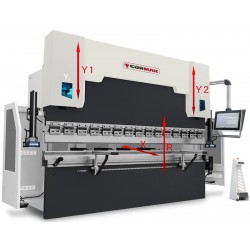 copy of Hydraulic press brake CORMAK CNC SERVO ELITE 200×2500 DA-58T - 