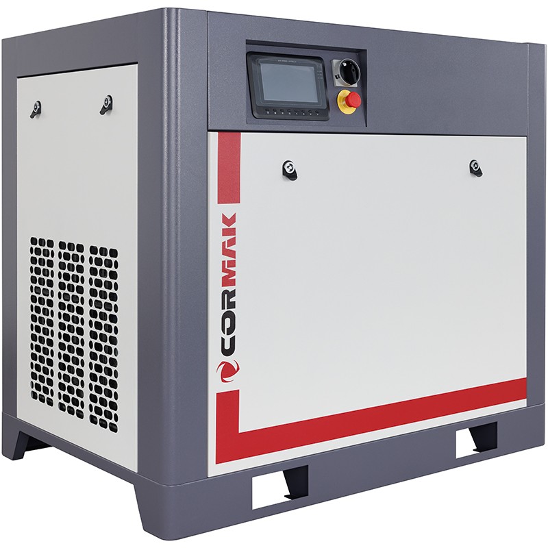 Sprężarka śrubowa z falownikiem CORMAK THEOR 30 - 22kW - 3200 L/min. 10 BAR | Producent CORMAK
